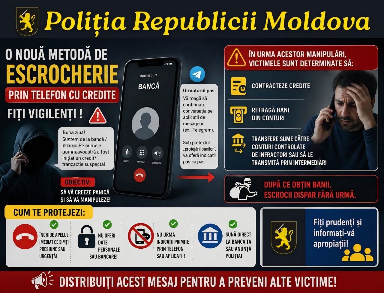 Avertizare: metodă nouă de escrocherie!