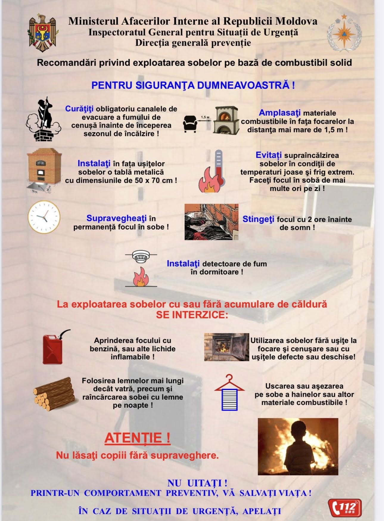 Pentru siguranța dumneavoastră!