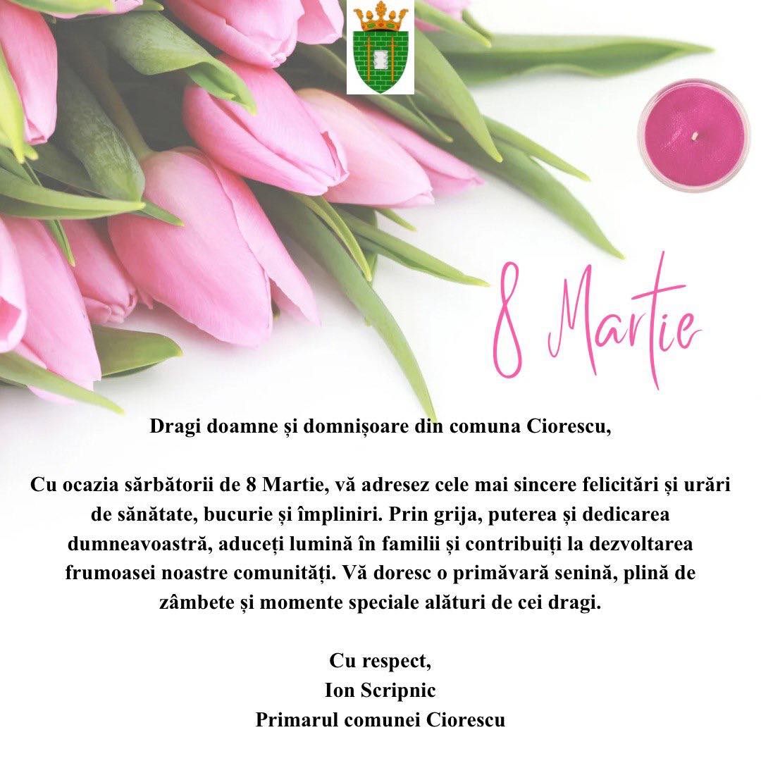 8 Martie, felicitare!