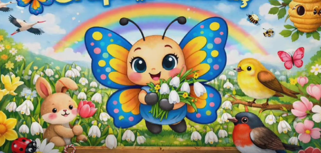 „Vestitorii Primăverii”, picii din grupa mică  „Fluturaș” din Grădinița de copii nr. 220 Ciorescu!